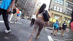 High definition video of spandex and ass