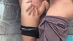 Contra el muro a mi vecina morena amateurs brunette brown eyes