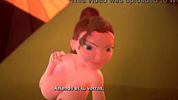 3dgspot - Tiny trans bangs busty trans in 3D cartoon! 🔥