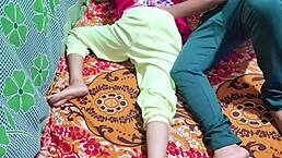 Desi girl gets hardcore sex with devar, including creampie and muff diving 🔥