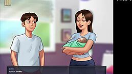 summertime saga 245 features erotic game with characters in intimate situations