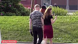 Ass flashing in public by Jeny Smith – bubble butt hidden spy cam! 😏