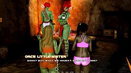 Mistress Orc Appears In Breeding Island Episode 23.