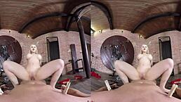 Hot Bdsm In Virtual Reality. Spanking And Femdom Tease?