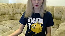 Cute Latvian Teen Julia Strips Live on AvidCams Webcam