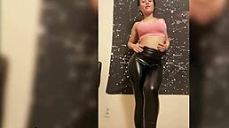 Russian Teen Masturbates Pussy With Dildo