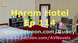 Harem Hotel 114 in Hentai Game Anime
