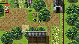 Natsuki's exhibitionist peeing wets her pussy in hentai game