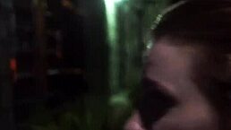 Real teen 18+ tastes cum after getting stranded