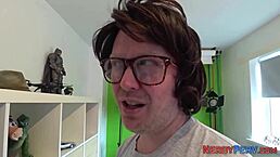 Hey, can this nerd handle my first-time blowjob?