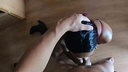 Pelirroja Disfrutando De Una Buena Polla De Regalo De Cumpleaños With Hardcore Sucking Cum Cock Redhead Brunette Lick Ball Licking Blowjob Black