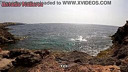 Horny Spanish Couple Drags Me into Public Threesome