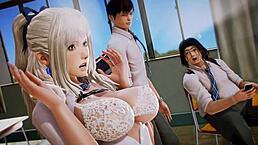 Brooke Scott's Nude Scenes In Waifu Academy Porn Game Collection