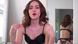 Cute Petite Brunette Face Fucked Hard!