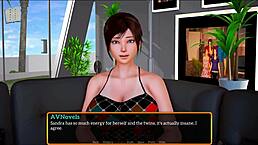 Exploring my new stepfamily in this game.