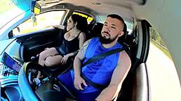 plump bbw passenger drives uber driver crazy with big clit 😍