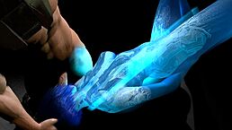 cortana is sucking master chief's big dick in this anime 😏