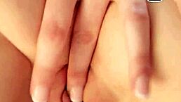 Little British teen gets horny during her first sex massage