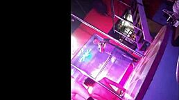 Night club in Ecuador gets wild with Venezuelan hottie