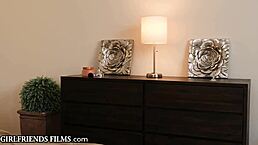 Lesbian nun passionately watches teen masturbate with desire