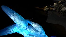 cortana is sucking master chief's big dick in this anime 😏