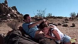 stunning hitchhiker naomi russell gets railed in desert with facial and blowjob