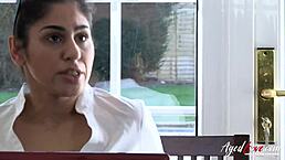 I saw this agedlove threesome with sam bourne having hard rough sex