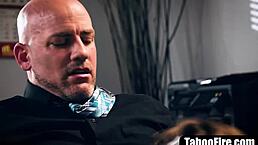 Slutty Secretary Sucks Boss During Phone Call