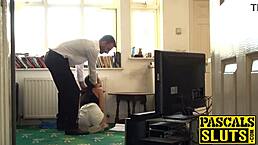 Pascal had fun playing with petite chick and big cock 😈