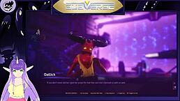 BLONDE MILF IN CARTOON GAME ADVENTURE PART 11