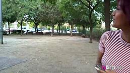 Valeria vs old man, just check his bulge and you'll want to fuck him right away?