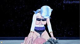 Noelle Silva and Secre Swallowtail have intense sex with Nero and Asta in Black Clover hentai.