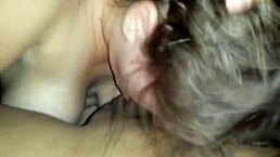 Watch her deepthroat that big cock and swallow the cum.