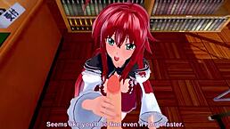 Rias Gremory demands intense sex in HS DXD NTR madness 2 hentai fantasy.