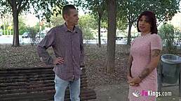 Valeria vs old man, just check his bulge and you'll want to fuck him right away?