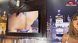 Lina henao watches her porn and gets horny for joi