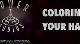 Listen to this erotic audio as I color your hair with dirty talk.