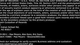 Licensed to Blow - Mae Meyers as Naughty Cheerleader Seduces Stepbro for Big Cock Threesome Action