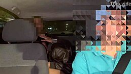 年轻猛男在街上车里干我老公开车