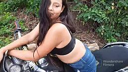 pele� con mi novio y llame al marido de mi hermanastra para que me reafirme las tripas del ano en el para�so -porno en espa�ol-