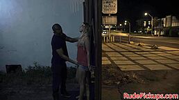 Stranded Teen Roughly Bound and Fucked Outdoors in Shaved Bondage. Tattoo Marks the Wild Encounter.