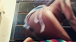 This sexy ebony wildcat is shaking her ass in two exclusive videos.