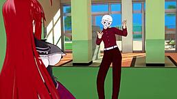 Rias Gremory demands intense sex in HS DXD NTR madness 2 hentai fantasy.