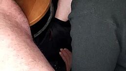 she sucks my cock in secret, swallows it all, and i enjoy every wild moment