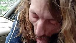 Hey buddy, want a morning blowjob in the car? I'm all in for deepthroat!