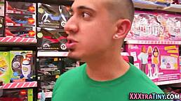 Tiny Teen 18+ with Braces Gives Handjob, Fingering, Masturbation, Blowjob, and Fucking Her Petite Body.