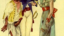 Vintage Erotic Art in Wild Hentai Action, Wow!