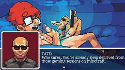 健身Hentai游戏：肌肉女孩健身后穿性感装口交