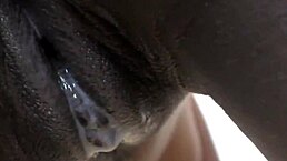 业余异族POV：黑妹在家弯腰后入内射