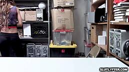 Does Kitty Carrera deepthroat the officer's big cock before getting fucked?